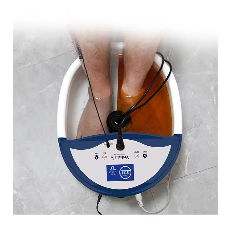 JYTOP 801B Ionic Detox Foot Bath Spa Machine with Infrared Belt Function Spa Wellness Foot Detox Machine With Basin Tub at Home
