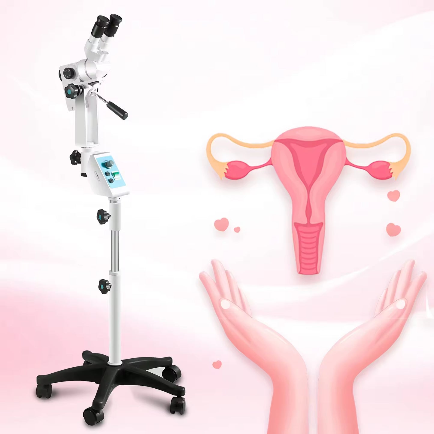 JYTOP CE Colposcope HD Video LED Light KN-2200BI Optical Colposcope Camera Cervical Cancer Gynecological Colposcope