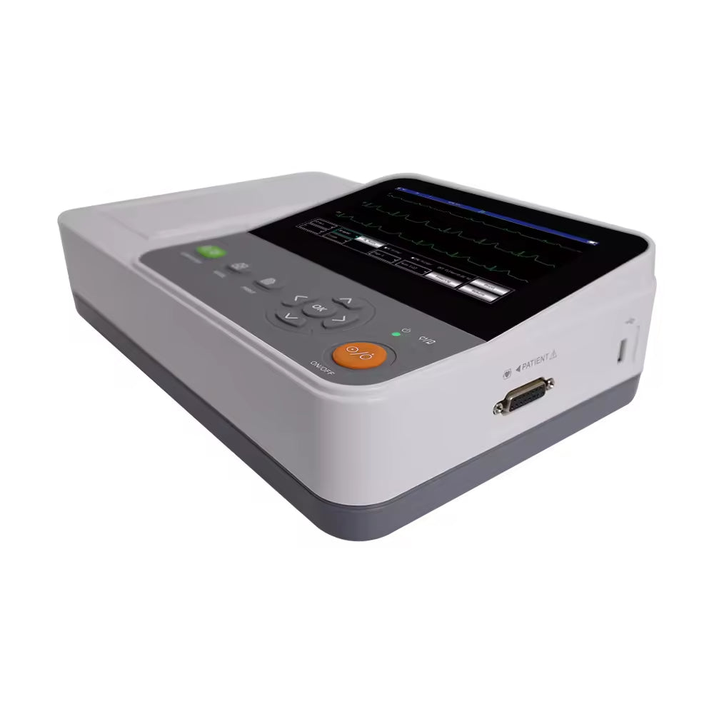 E6 VET Veterinary ECG Machine Price Six Channel 12 Leads Animals Vet ECG Monitor