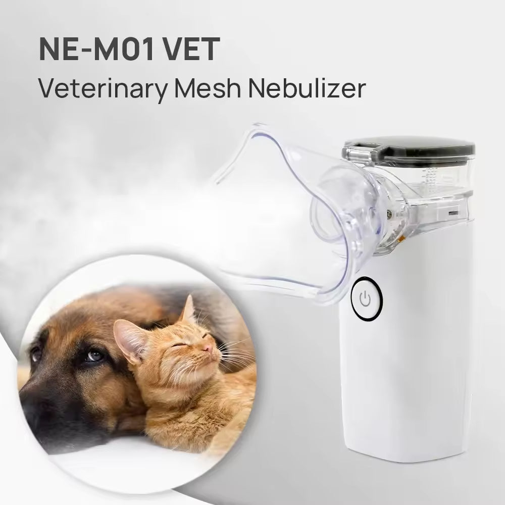 NE-M01VET Veterinary Mesh Nebulizer Pet Nebulizer Atomizer Veterinary Vet Dog Nebulizer