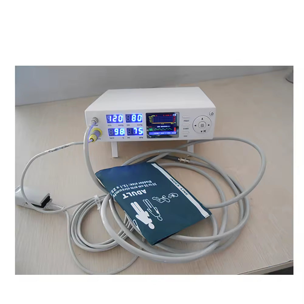 Factory Price Medical Equipment Vital Signs Monitor Hospital Multiparameter Portable Patient Monitor for Human or Veterinary Use
