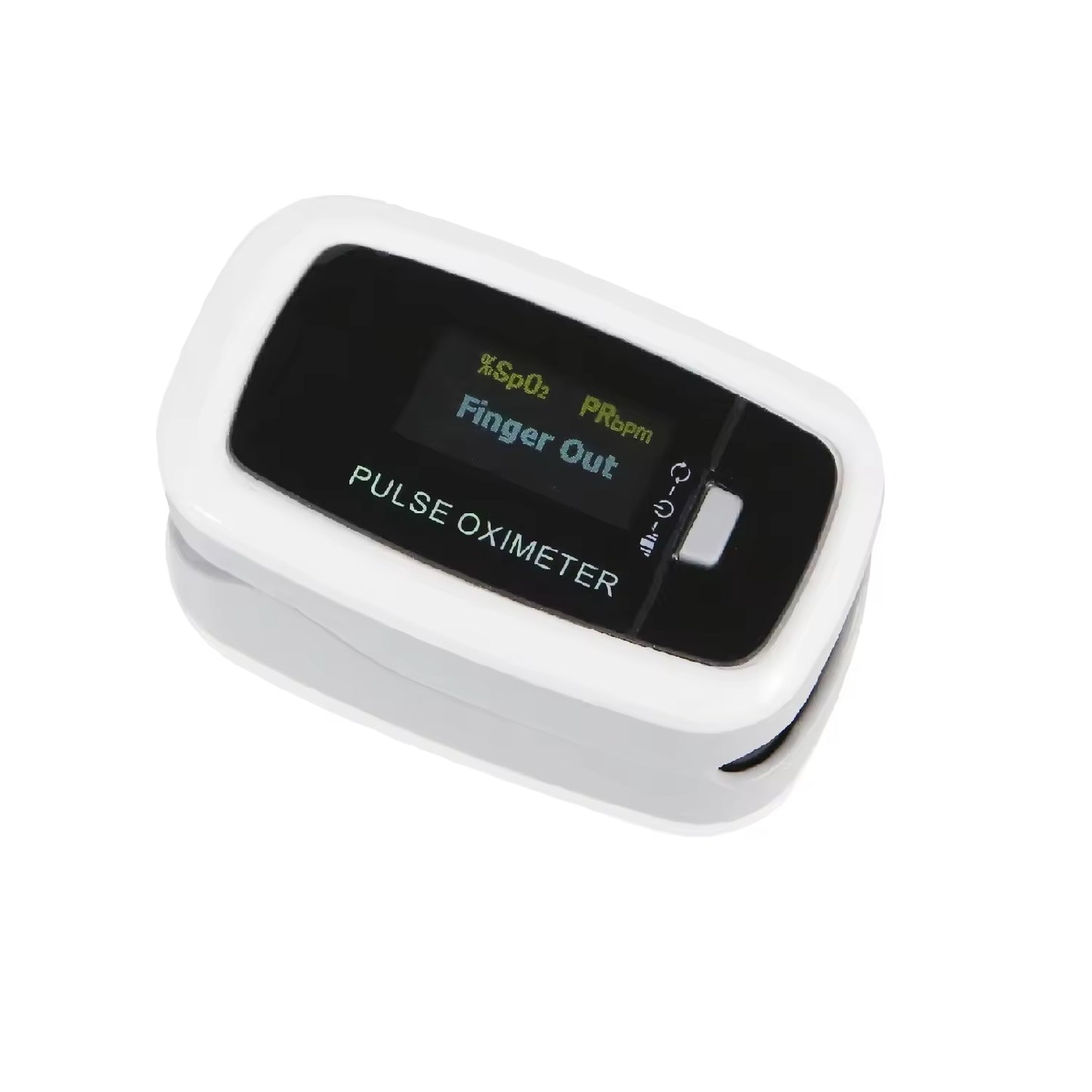 JYTOP CMS50D1 White Screen Finger Pulse Oximeter Blood Oxygen Monitor Oxymetre