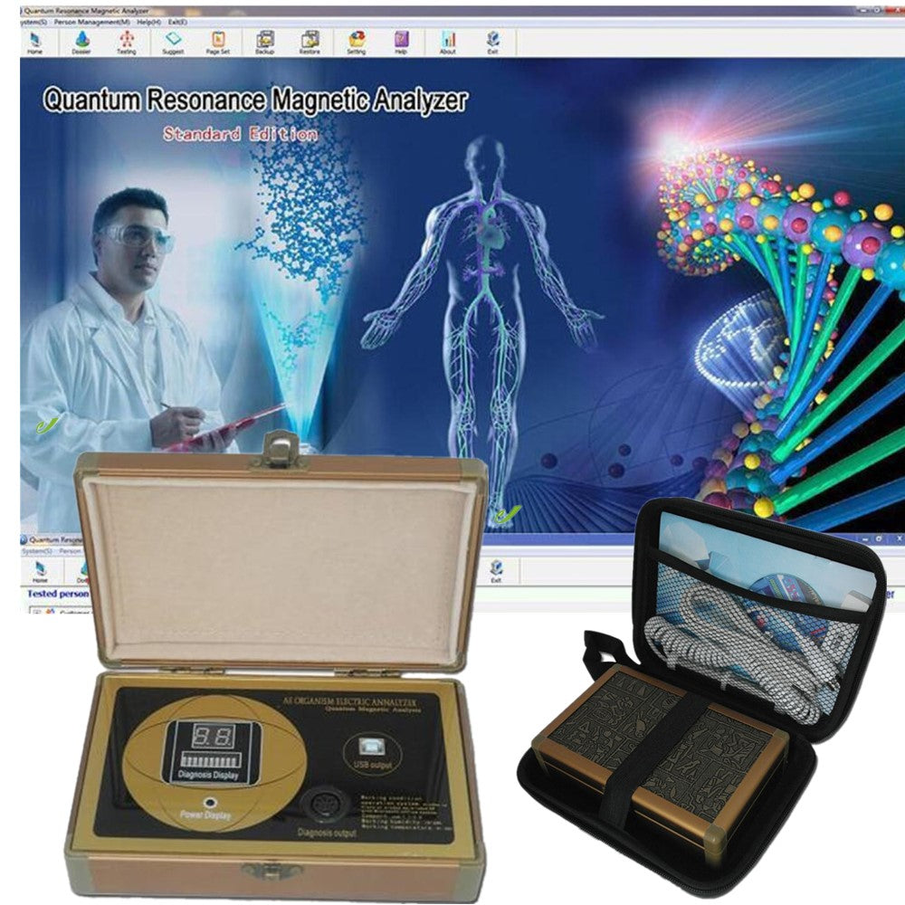 JYtop Free shiping:2019 English&Spanish&French Quantum Magnetic Resonance Body Analyzer Multilingual