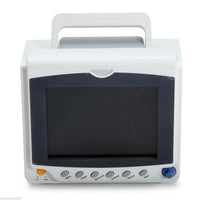 JYTOP CMS6000C Portable Patient Monitor Vital Signs 6 parameters NIBP SPO2 Pulse Rate ECG TEMP RESP