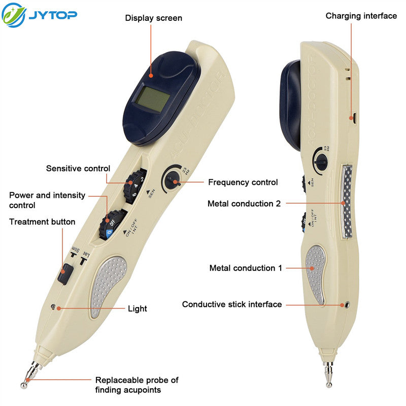 JYtop Factory price pain relief therapy needle acupuncture point device meridian energy pen