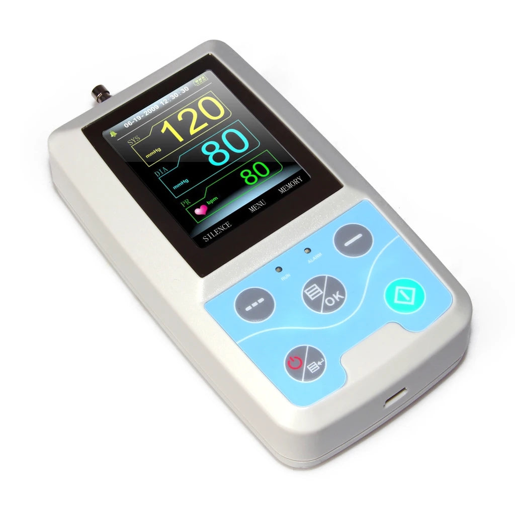 JYTOP PM50 NIBP Patient Monitor BP SPO2 PR dynamic blood pressure alarm PC software