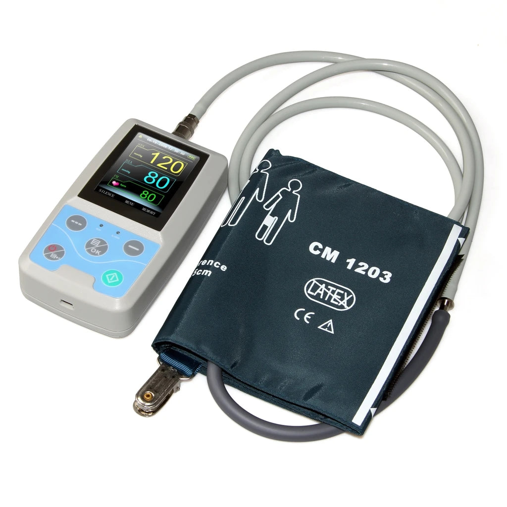 JYTOP PM50 NIBP Patient Monitor BP SPO2 PR dynamic blood pressure alarm PC software