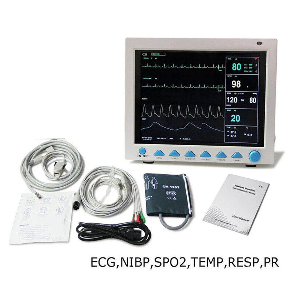 JYTOP FDA&CE ICU CCU Vital Signs Patient Monitor,6 Parameters CMS8000