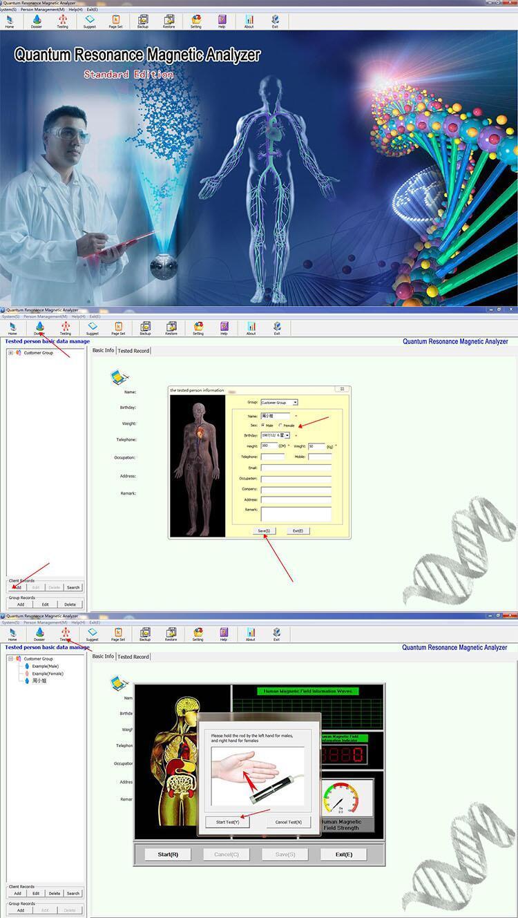 JYtop 2ND Quantum Resonance Magnetic Analyzer Body Healther Analyzer