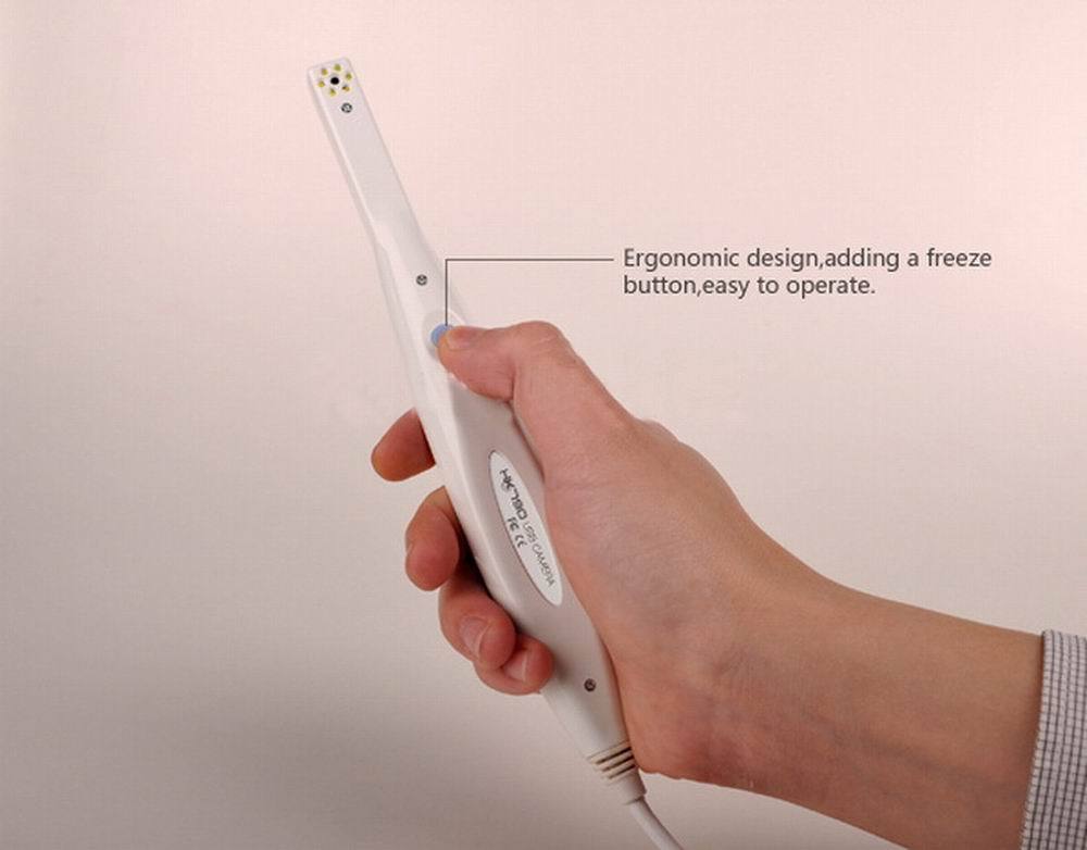 JYtop 2019 New 5.0 Mega Pixels USB 6-LED Dental Intraoral Oral Camera with software HK790