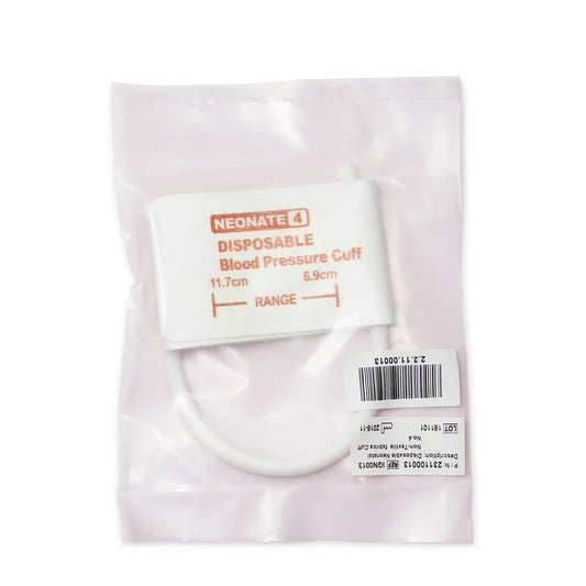 JYTOP Upper Arm Neonate/Pediatric BP Cuff Disposable 6.9-11.7CM (Veterinary Dog/Cat Cuff)