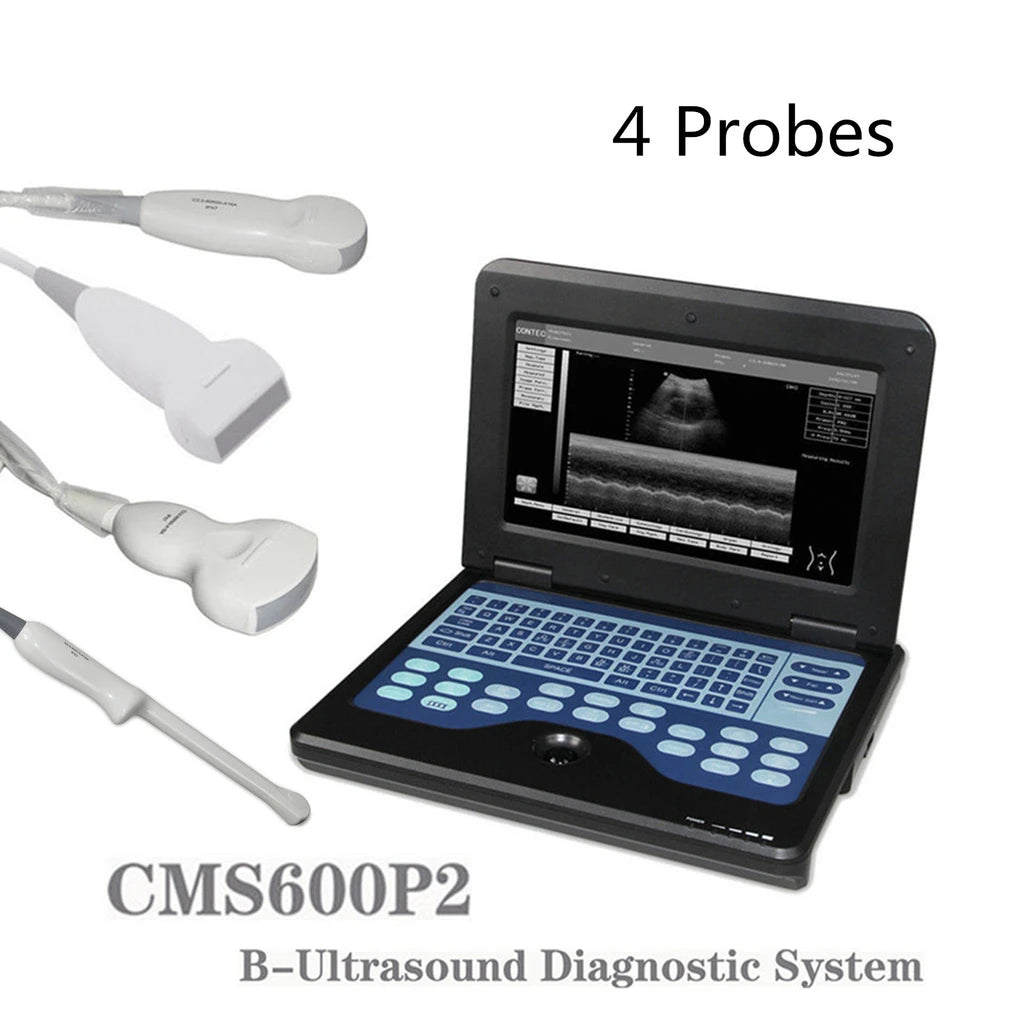 JYTOP 4 Probes CMS600P2 FDA CE 10.1 Inch Portable Ultrasound Scanner Laptop Machine For Human