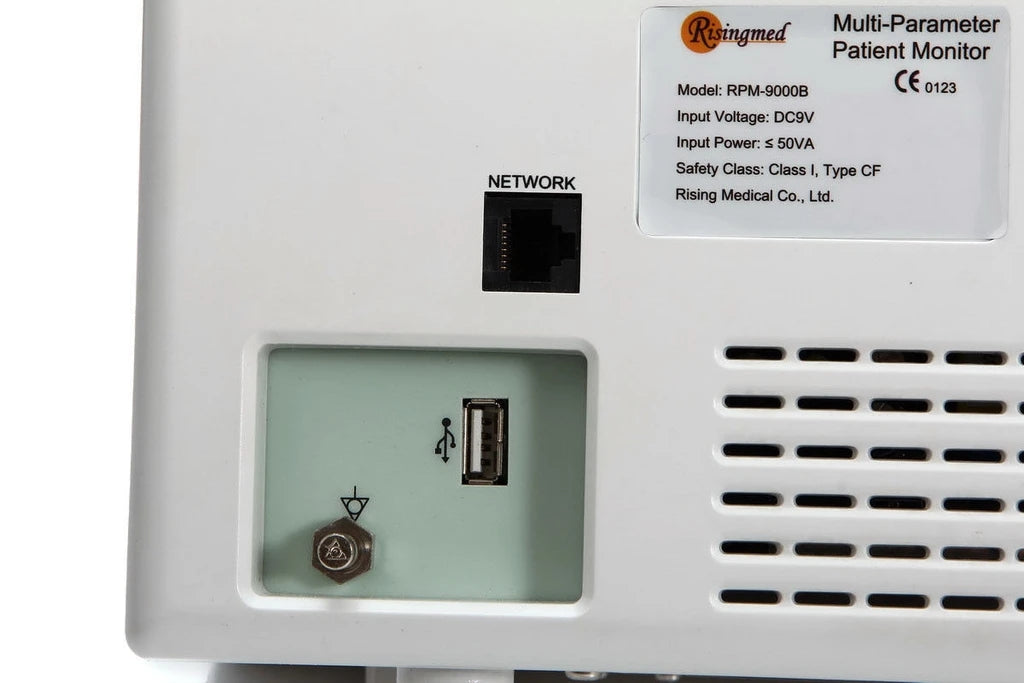 JYTOP CMS8000 With Capnograph CO2 Patient Monitor ETCO2 Vital Signs 7 Parameters