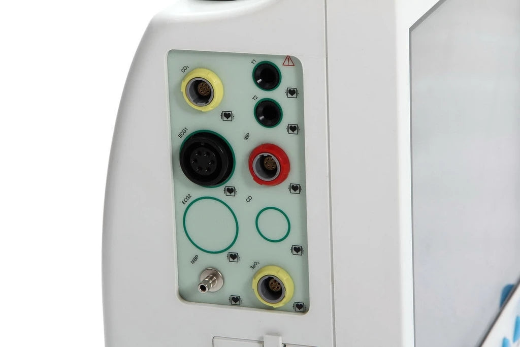 JYTOP CMS8000 With Capnograph CO2 Patient Monitor ETCO2 Vital Signs 7 Parameters