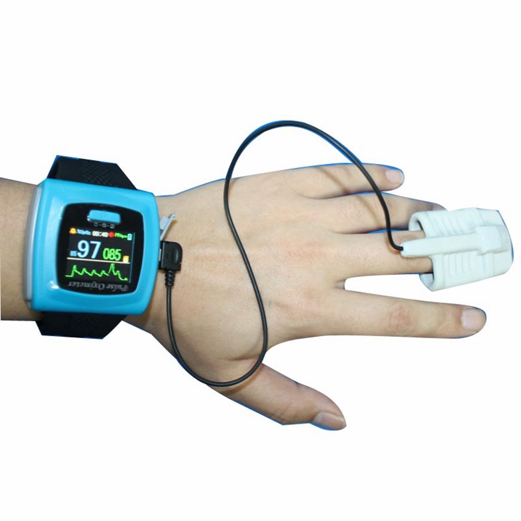 JYtop CMS50FW Wrist Fingertip Pulse Oximeter SpO2 PR monitor USB+SW,Bluetooth wireless