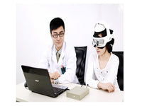 JYtop 2019 New Non-linear analysis system bio-resonance 9DNLS body health analyzer with massage helmet White