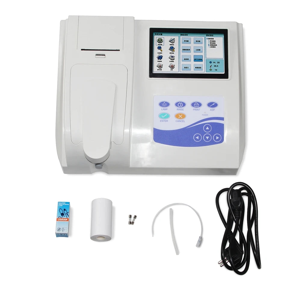 JYTOP BC300 Semi-automatic Blood Biochemistry Analyzer Touch Screen, Printer