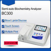 JYTOP BC300 Semi-automatic Blood Biochemistry Analyzer Touch Screen, Printer