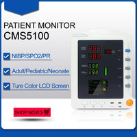 JYTOP CMS5100 Vital Signs Monitor CCU ICU Patient Monitor,NIBP / SPO2 / PR