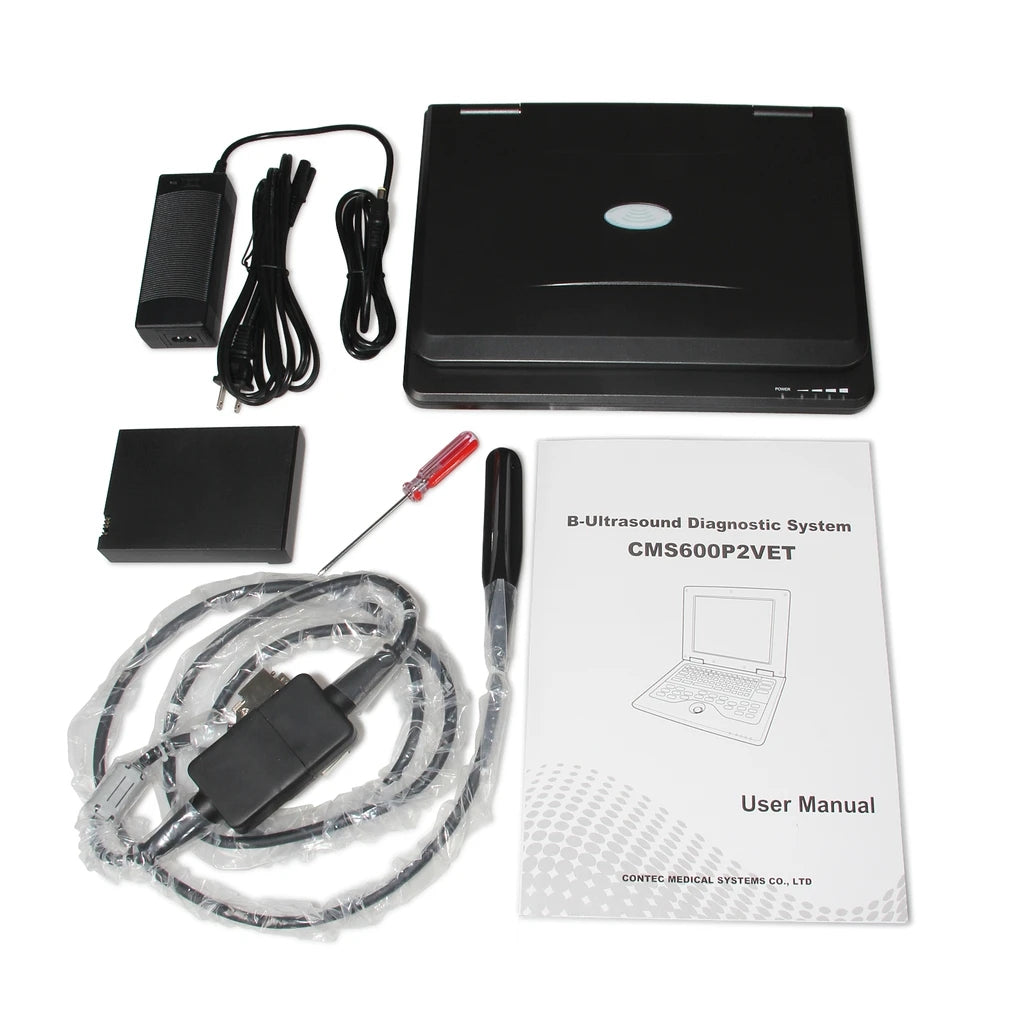 JYTOP CMS600P2VET Veterinary Ultrasound Scanner Laptop Machine,Horse/Cow Rectal and mirco convex 2 probes