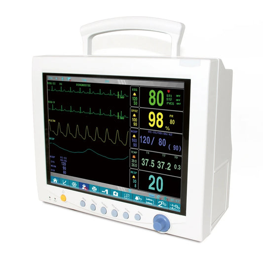 JYTOP CMS7000 Plus Vital Signs ICU CCU Patient Monitor 6-Parameter,Touch Screen