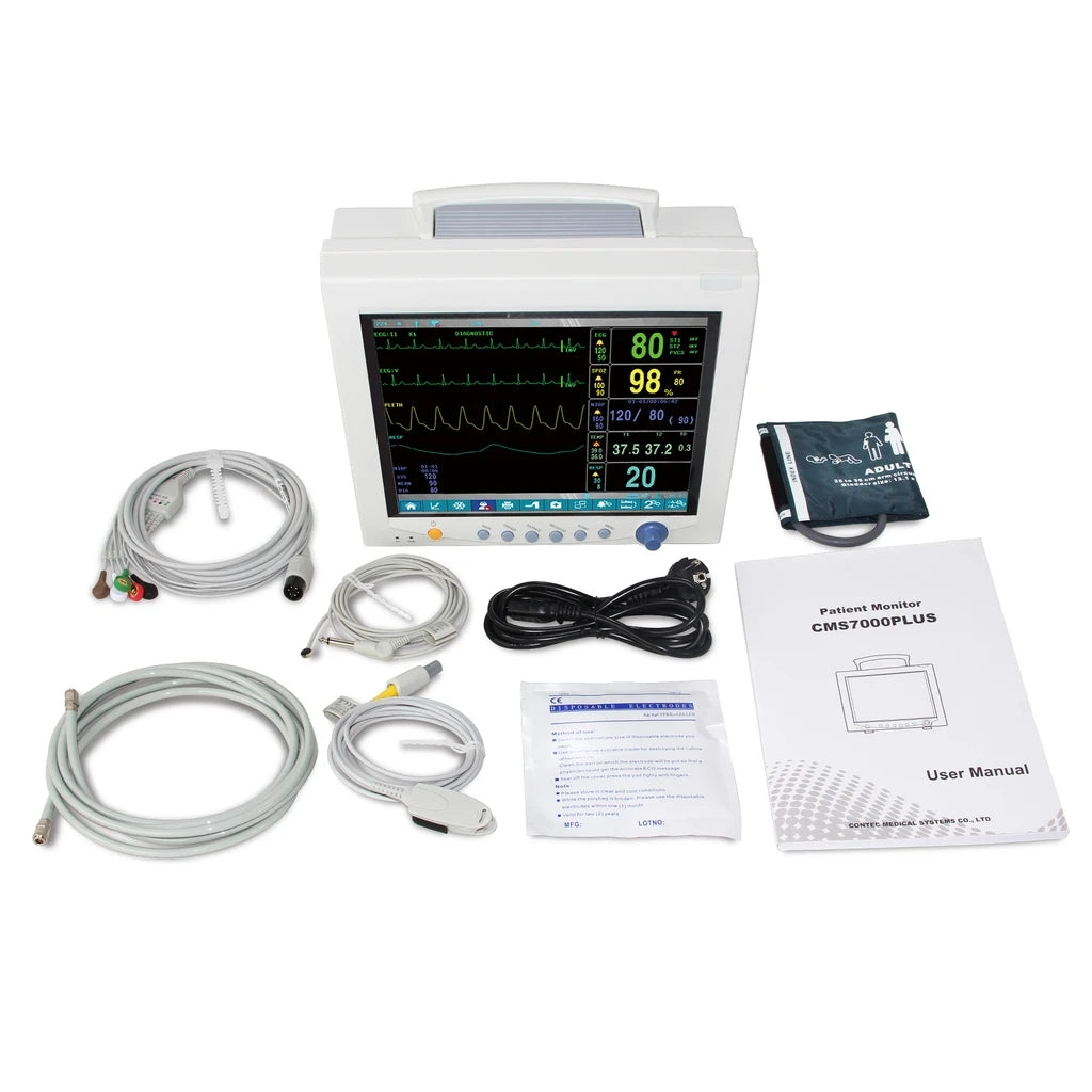 JYTOP CMS7000 Portable Vital Signs ICU Patient Monitor 6-Parameter, CE& FDA