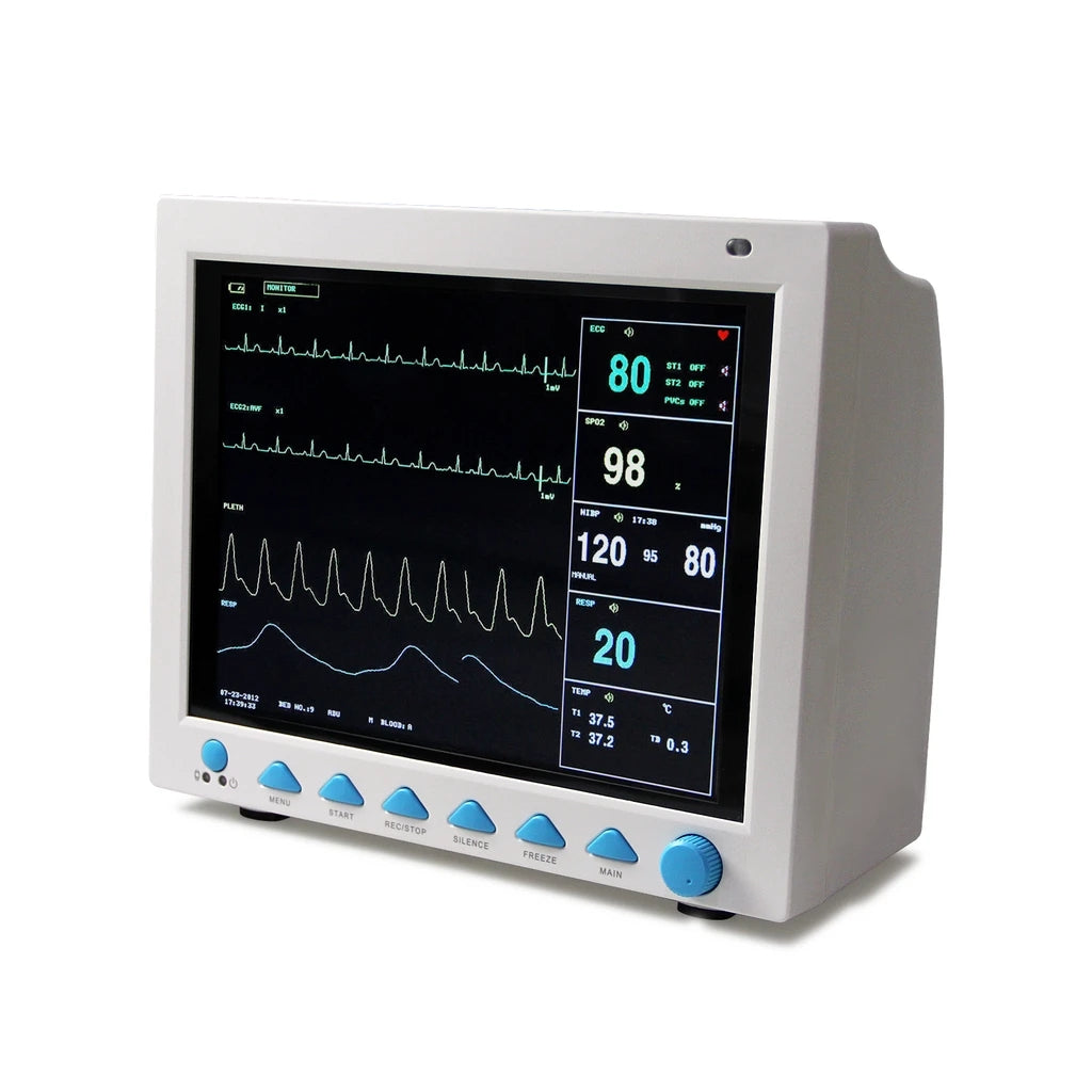 JYTOP FDA CE 12.1 inch Portable ICU/CCU CMS8000 Patient Monitor Vital Signs 6-Parameter + IBP