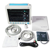 JYTOP CMS8000 ICU CCU Vital Sign Patient Monitor 6 parameter ,With Stand ,ETCO2 ,Printer