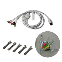 JYTOP 6 PIN 5 lead Veterinary ECG CABLE with Clip for patient Monitor CMS8000VET