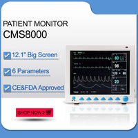 JYTOP FDA&CE ICU CCU Vital Signs Patient Monitor,6 Parameters CMS8000