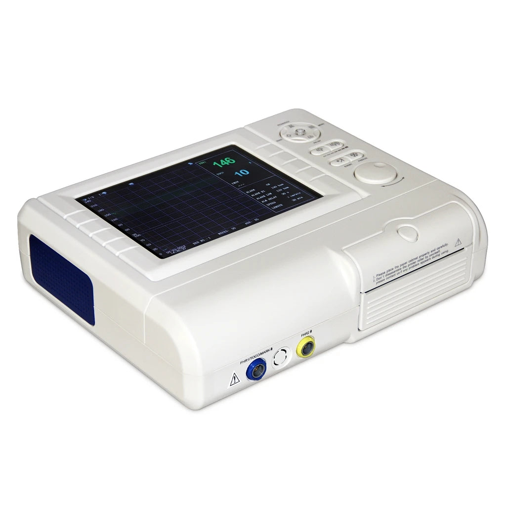 JYTOP Fetal Monitor FHR,Fetal move Mark,TOCO Ultrasound probe Li-Battery CMS800G1