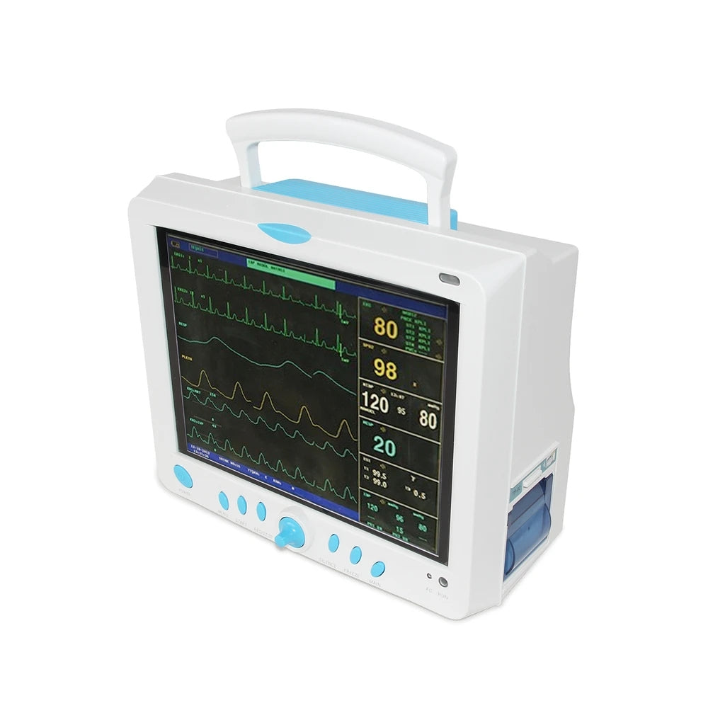 JYTOP CMS9000 Capnograph CO2 monitor Vital Signs ICU/CCU Patient Monitor 2-IBP+Printer