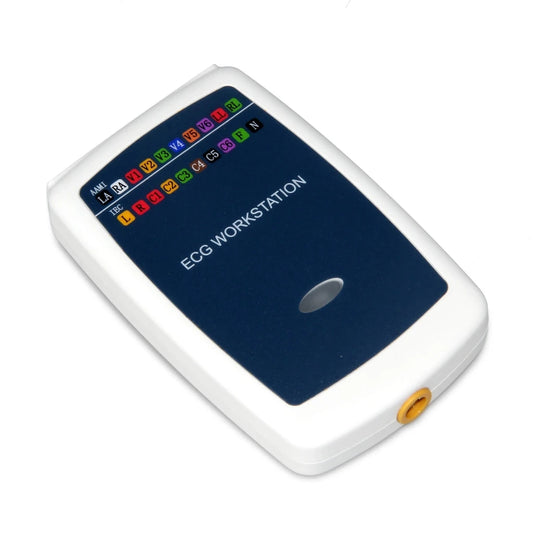 JYTOP ECG Workstation System,Portable 12-lead Resting PC base EKG Machine