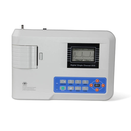 JYTOP Digital One Channel 12 lead ECG EKG Machine Electrocardiograph ECG100G