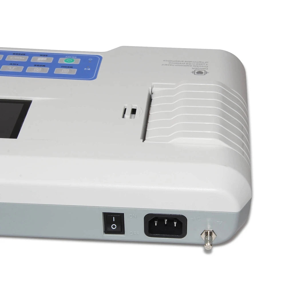 JYTOP ECG300G Electrocardiograph,Digital 3 Channel 12 lead EKG+Printer,PC software