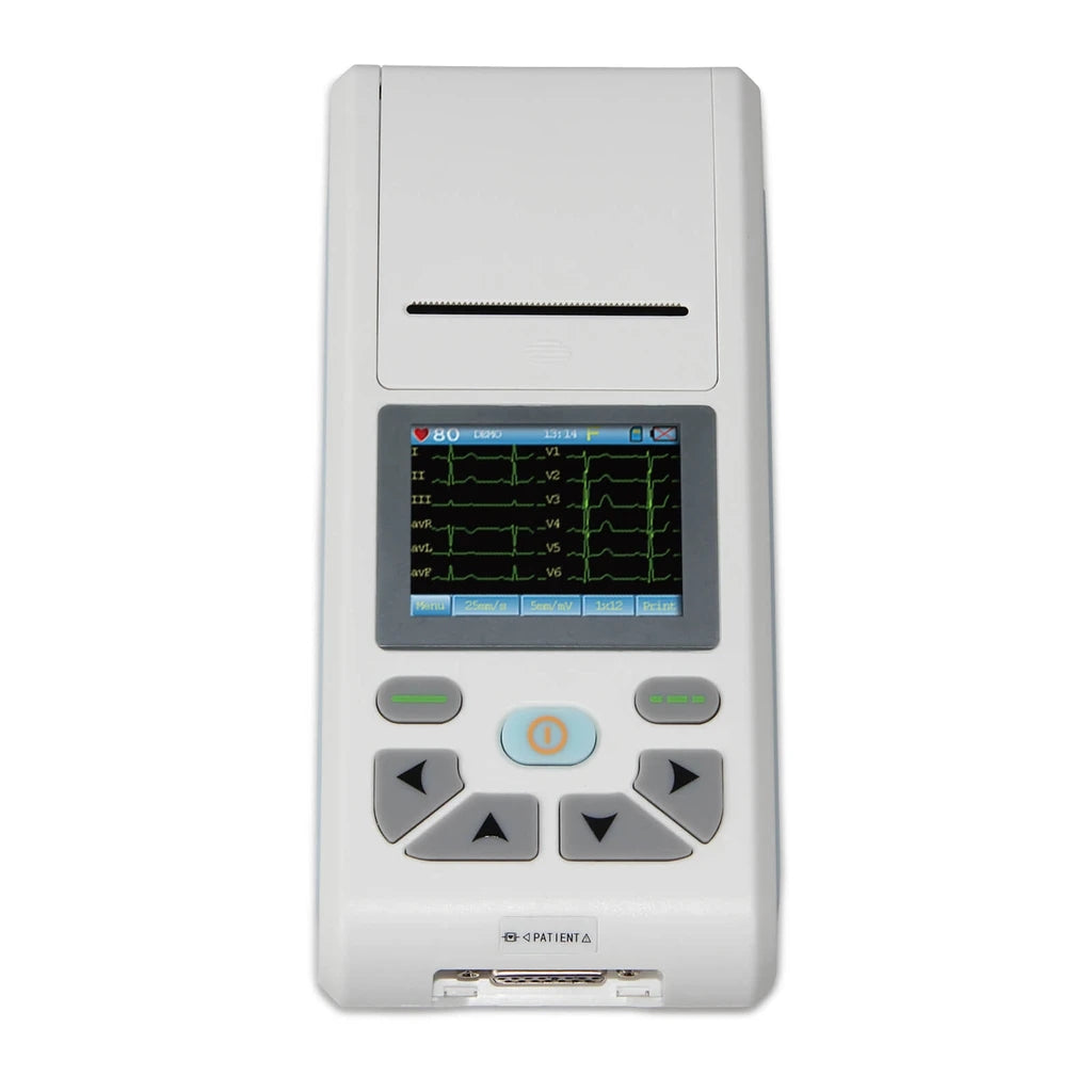 JYTOP ECG90A Touch 12-lead ECG&EKG Machine Electrocardiograph Sync PC Software