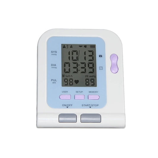 JYTOP CONTEC08C Desktop Digital Blood Pressure Monitor, LCD+Adult Cuff