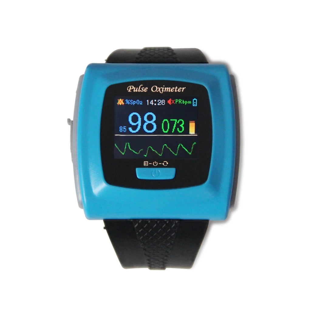JYTOP CE&FDA Wrist Pulse Oximeter Fingertip SpO2 probe Sleep Heart rate Monitor CMS50F