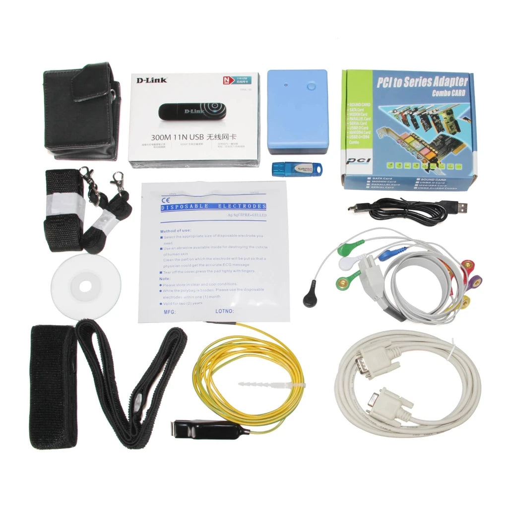 JYTOP CONTEC8000S Wireless Exercise Stress ECG Analysis System Machine PC Software
