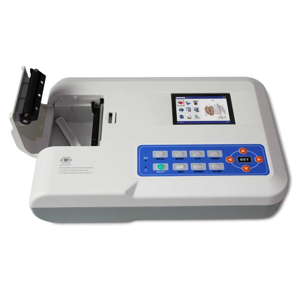 JYTOP ECG300G VET three Channel ECG Machine,Veterinary Electrocardiograph,software