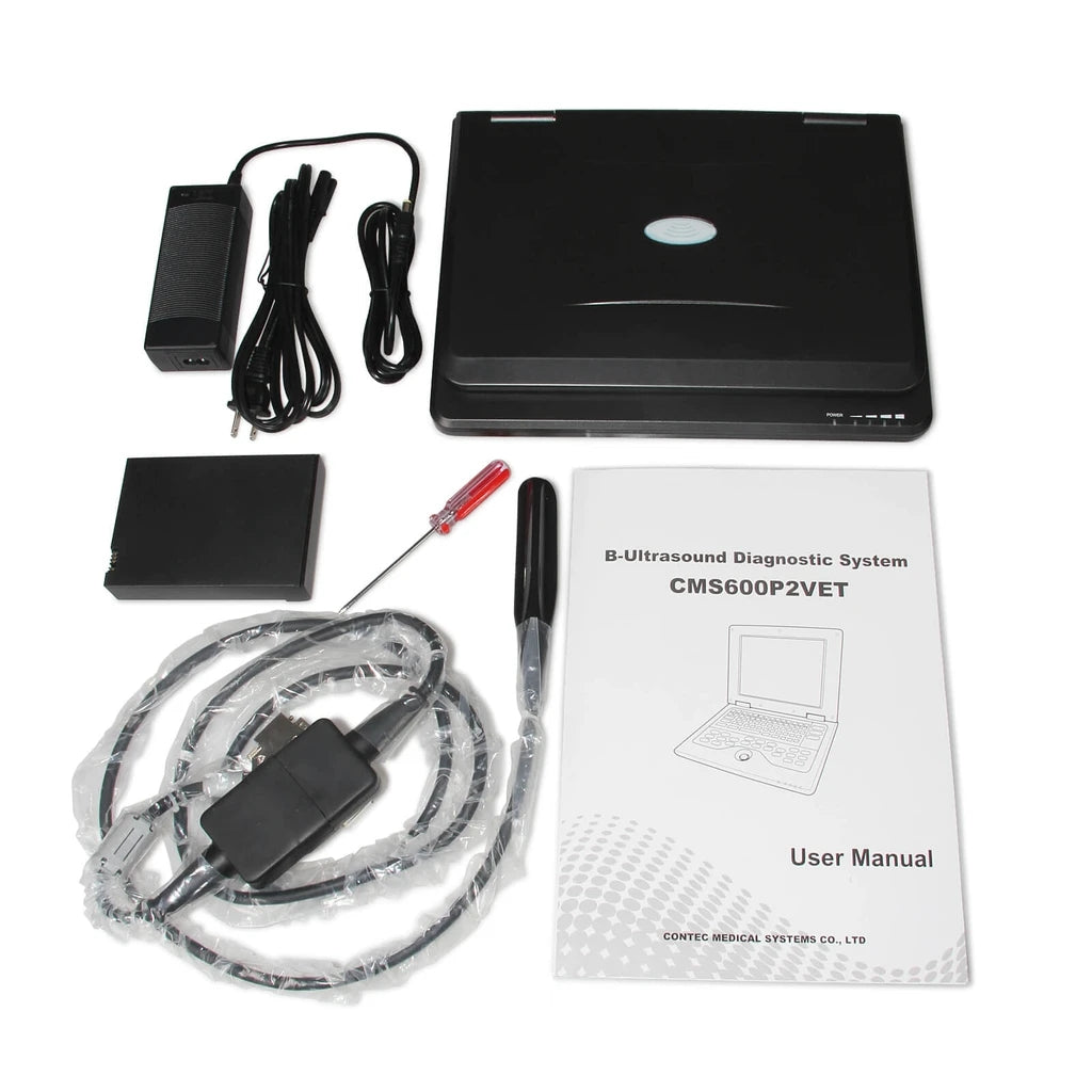 JYTOP VET Veterinary Ultrasound Scanner Laptop Machine+animal Rectal+convex 2 Probes CMS600P2VET