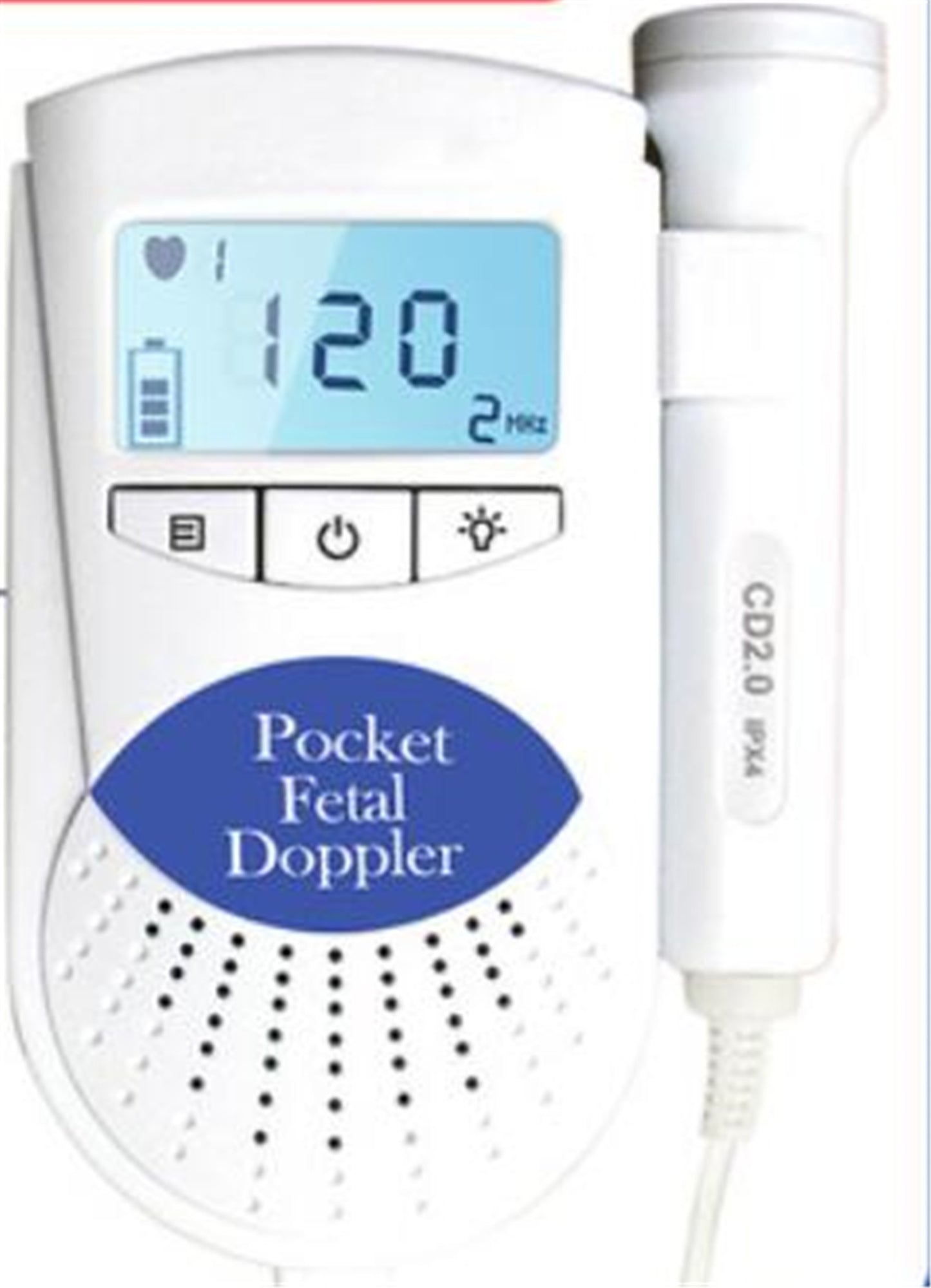 JYTOP Household Fetal Doppler Pocket Ultrasound Prenatal Detector for Baby Heart Beat Rate Monitor Echo