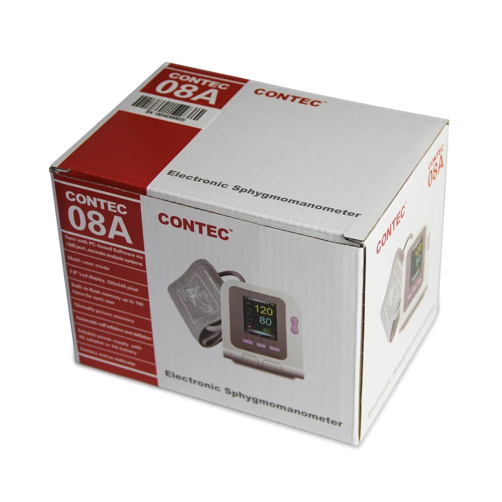 JYTOP CONTEC08A Digital Blood Pressure Monitor Machine Upper Arm sphygmomanometer, USB