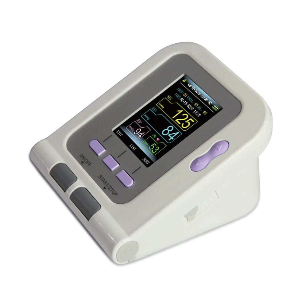 JYTOP FDA CE Contec08A Digital Blood Pressure Monitor Upper Arm NIBP spo2+Software+Adult probe