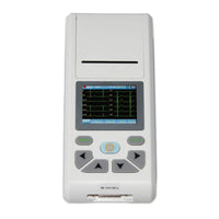 JYTOP ECG90A Handheld Digital ECG machine 1 CHANNEL 12 Lead ECG EKG Electrocardiograph
