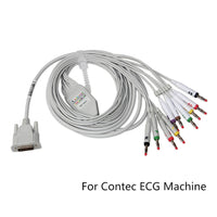 JYTOP A type 12-Lead ECG cable For ECG Machine electrocardiograph, Banana plug