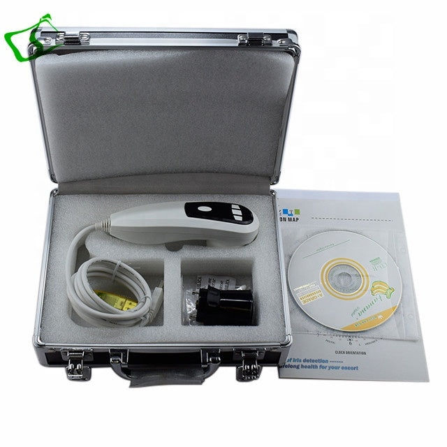 Free shipping!!! JYTOP 500 MP 4 LED /2 LED DigitaI Iriscope Iridology USB camera Iris analyzer EH660U