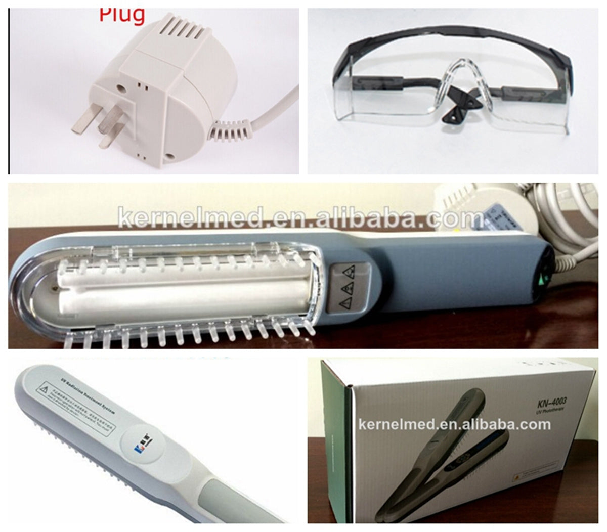 JYTOP KN-4003B hand-held 311nm narrow band UVB phototherapy lamp for vitiligo psoriasis eczema treatment