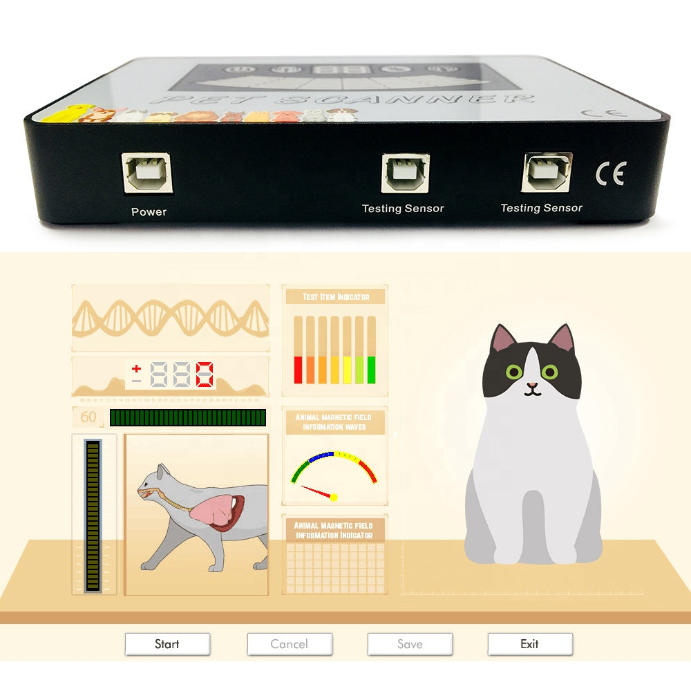 2020 JYTOP Newest PET Quantum Resonance Magnetic Body Health Therapy Analyzer for Animal