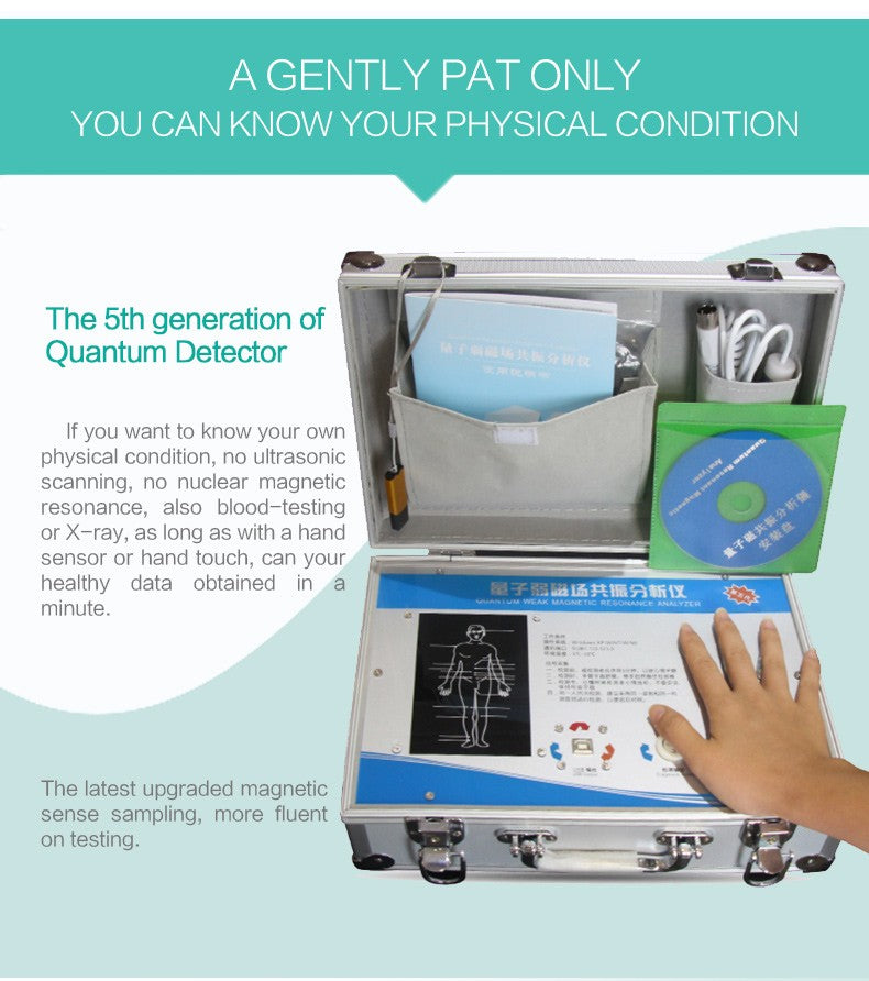 JYtop 5th Quantum Magnetic Resonance Analyzer With English And Spanish version software with Original Software OEM Factory